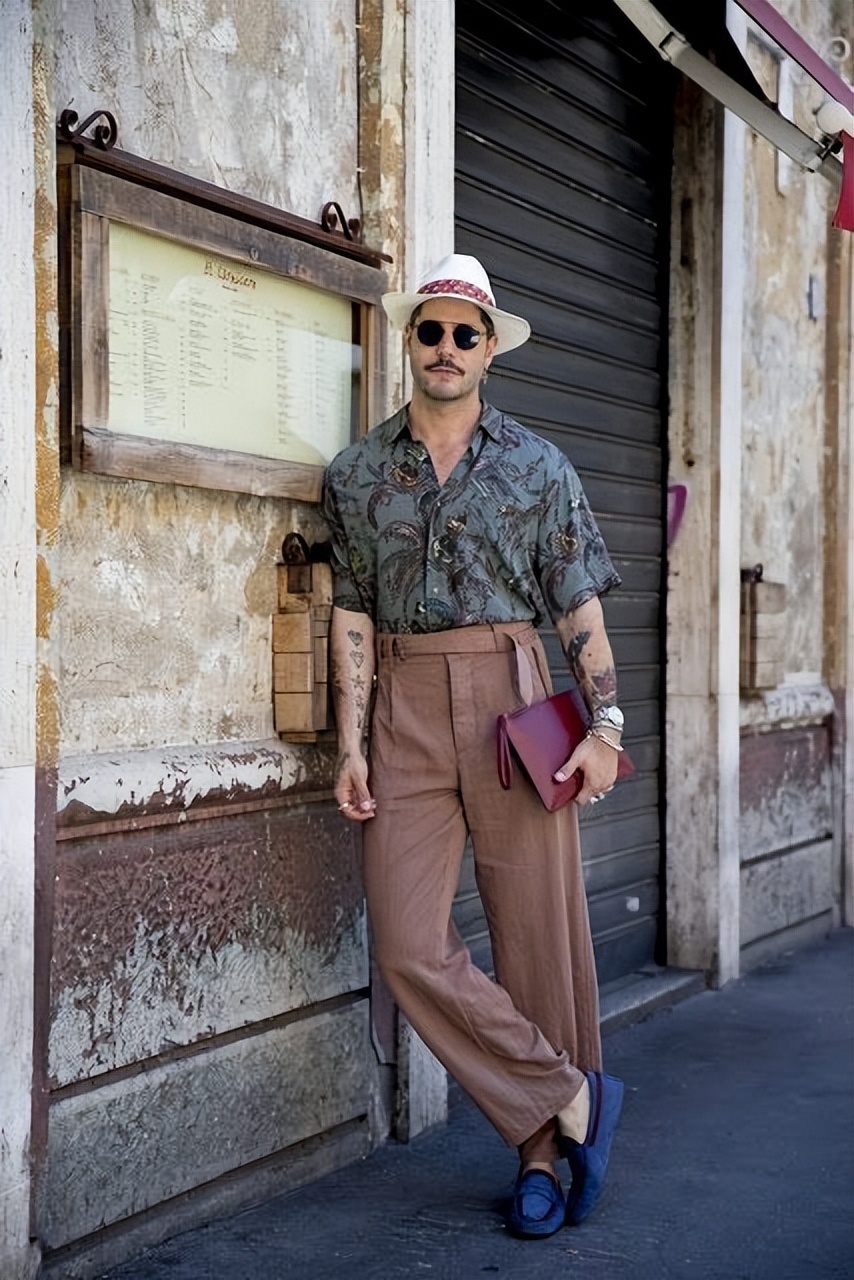 什么样的男生穿高腰裤好看,高腰裤怎么搭配最好看男