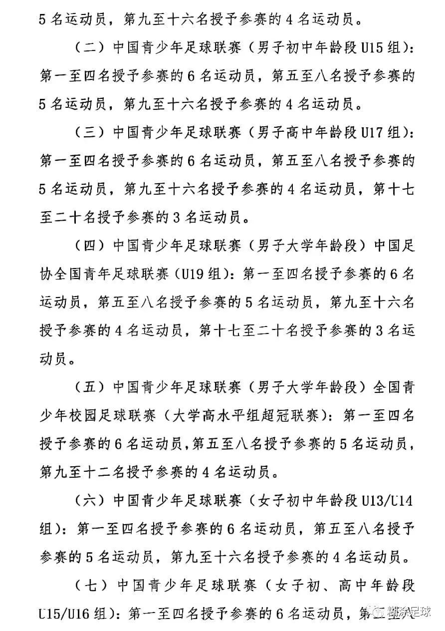 全国青少年足球联赛全国总决赛,中国青少年足球等级考试