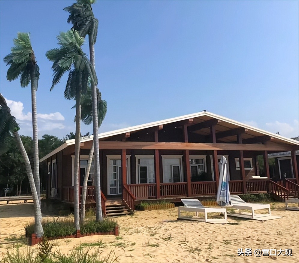 鲅鱼圈海滩木屋,营口海边木屋旅游推荐