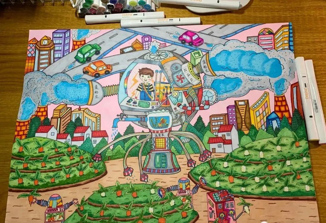 科幻画大全让科学插上艺术的翅膀,插上梦想的翅膀科幻画