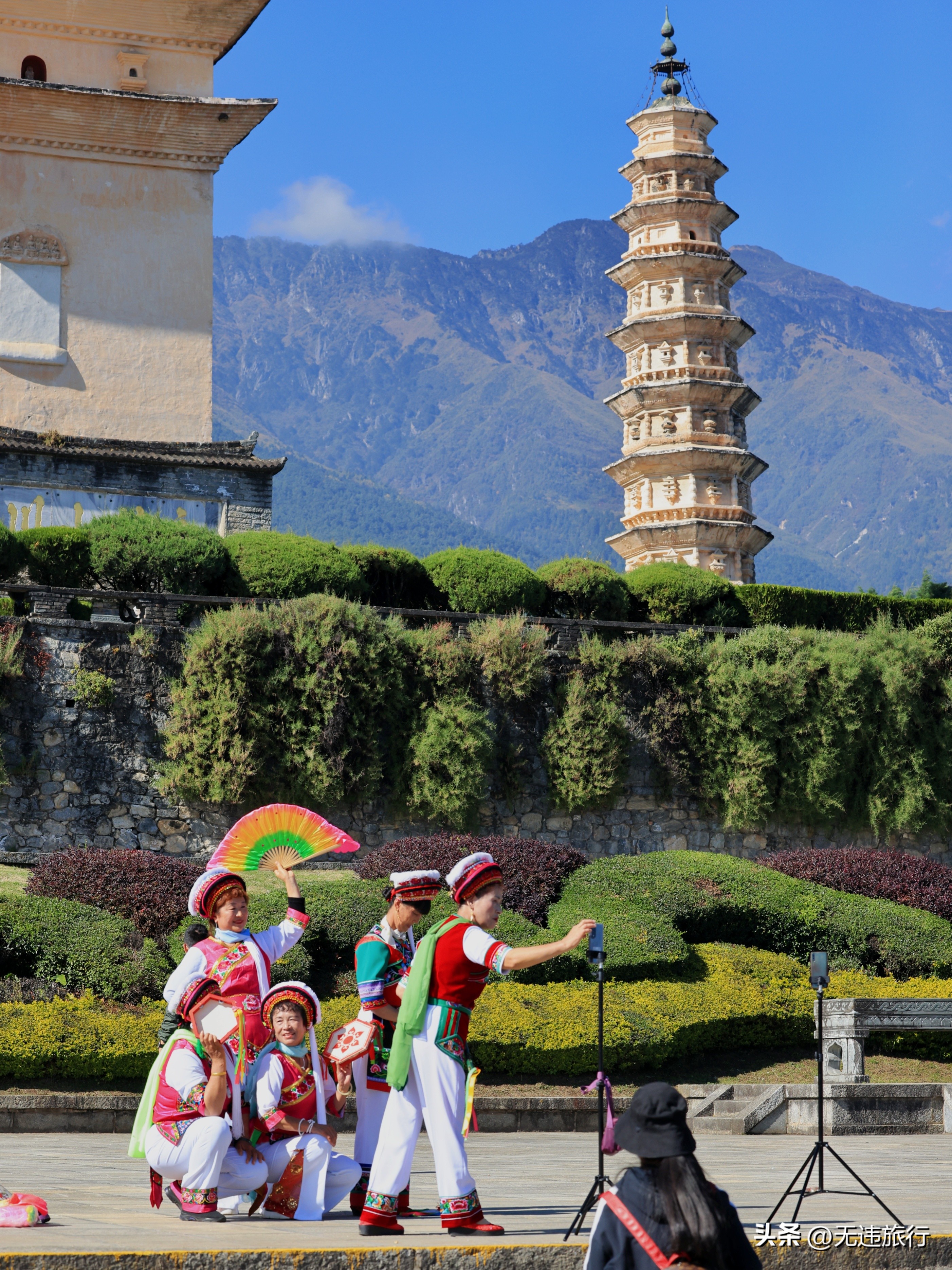 大理古城银杏叶美景,大理崇圣三塔附近景点