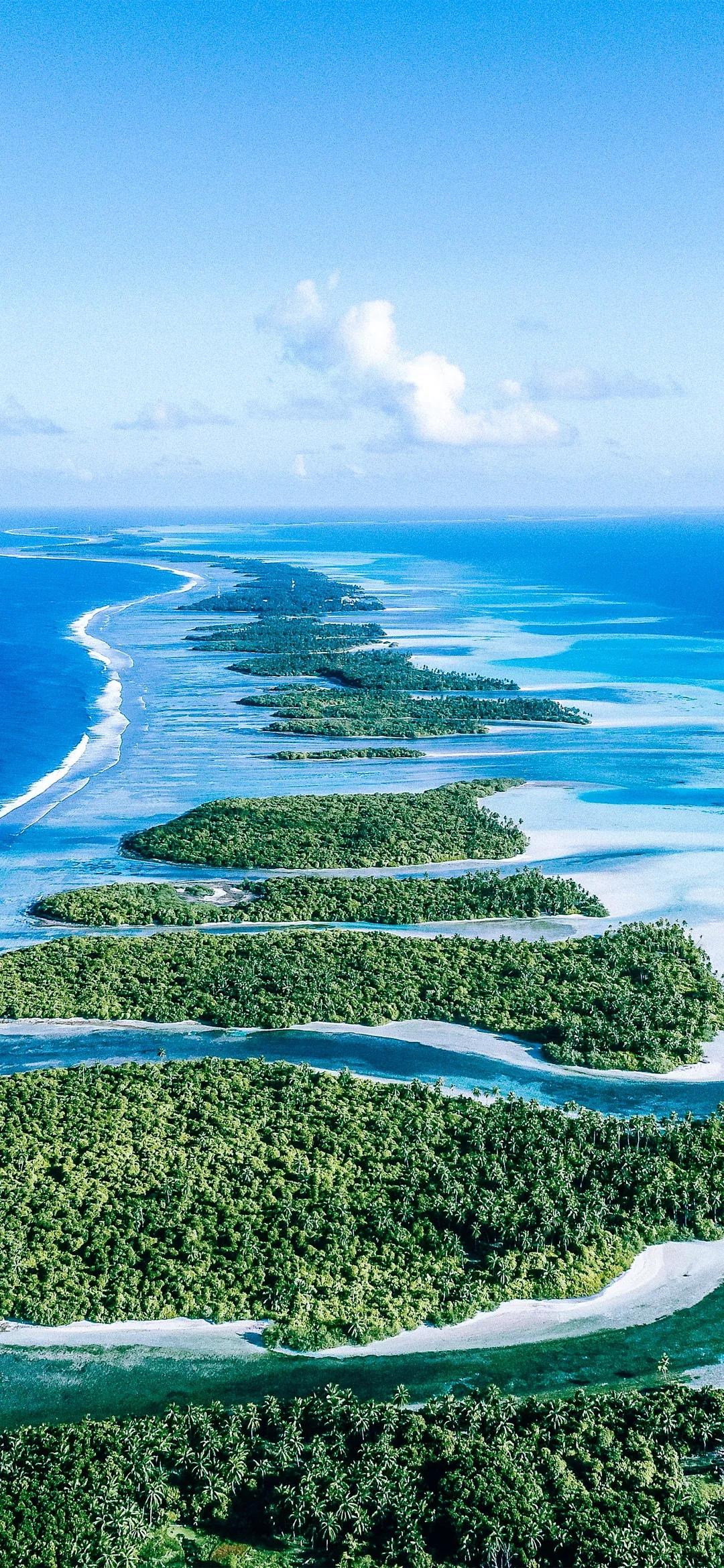 大海壁纸｜大海边，守候朝霞，聆听海浪的乐章