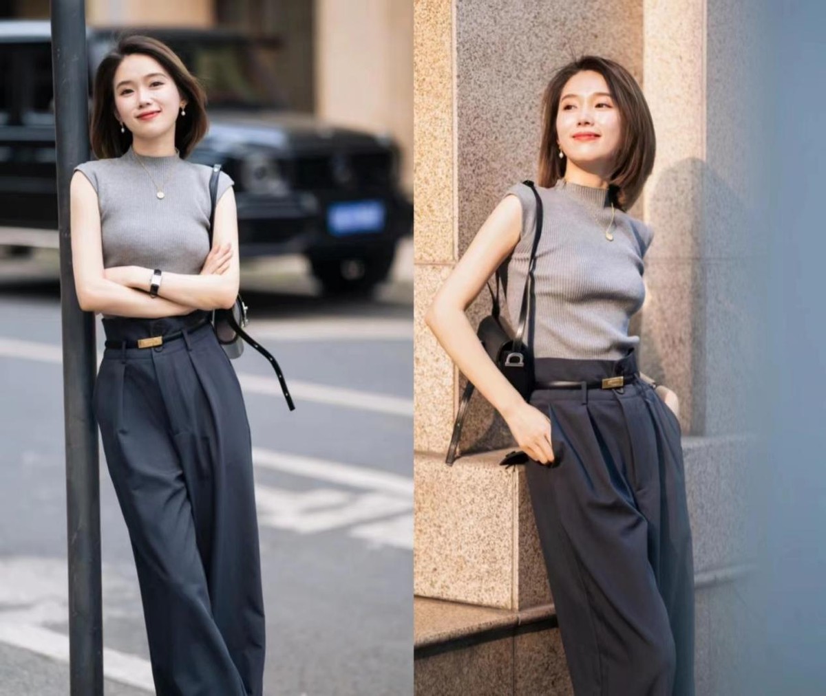 穿阔腿裤里面穿什么裤子显瘦好看,穿腻了阔腿裤不妨试试这3种裤子