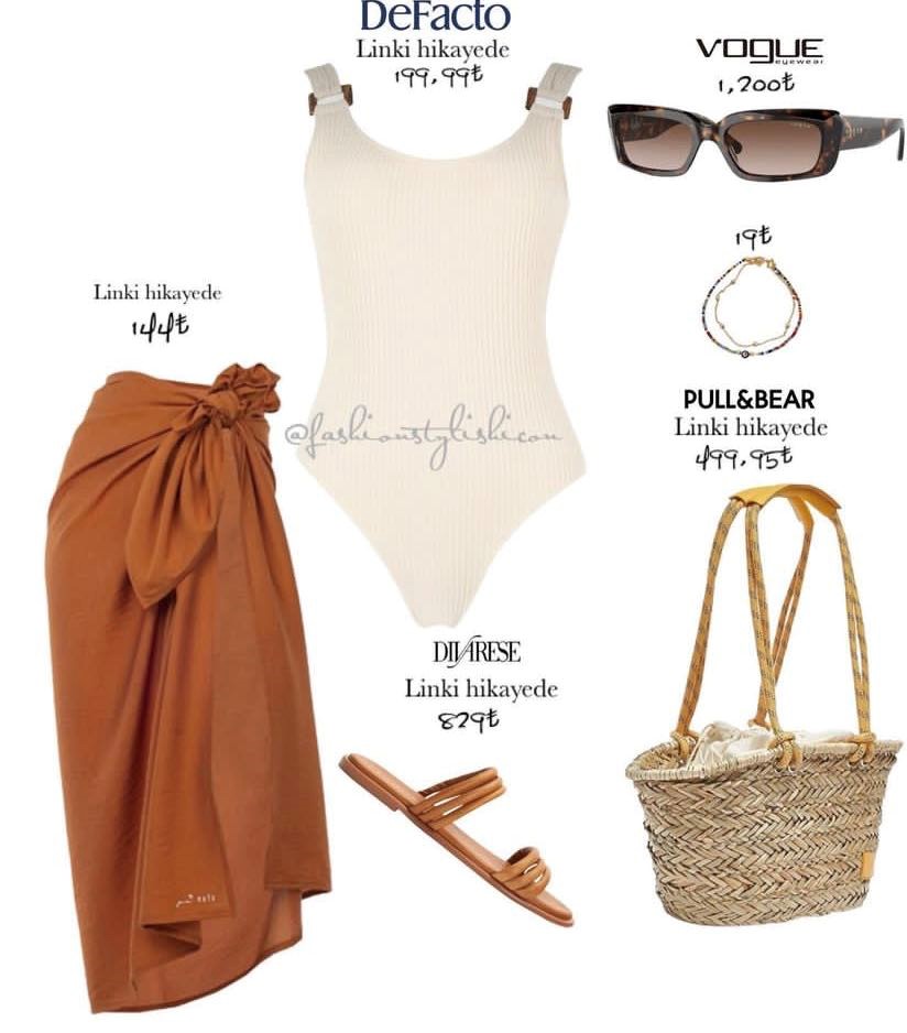 4套泳衣外穿泳衣穿搭公式分享,裙式泳衣穿搭保守