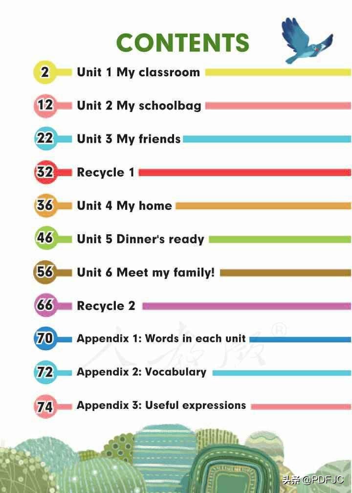 人教pep英语电子版四年级下册,小学四年级英语上册pep人教版