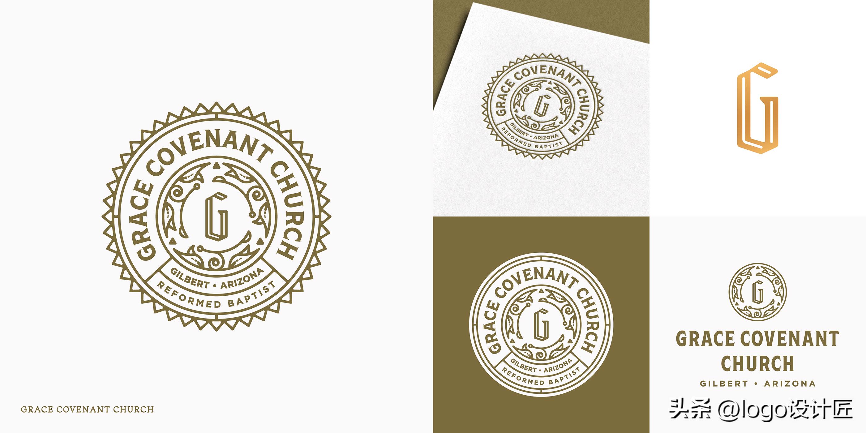 设计师设计作品logo,美式复古设计元素logo