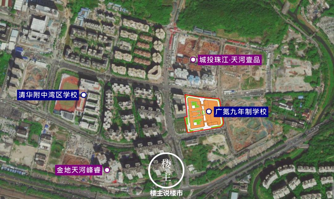 广氮九年制学校,广氮九年制学校动工