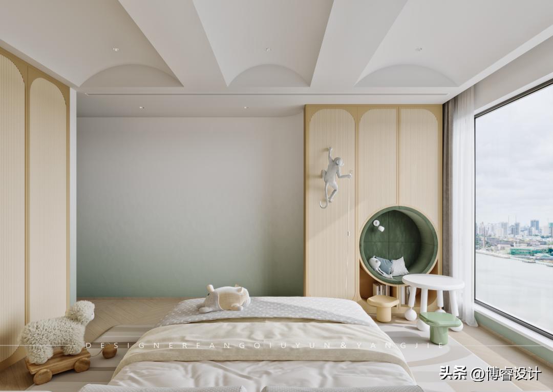 缪｜以“弧”为主，构建228㎡现代大平层