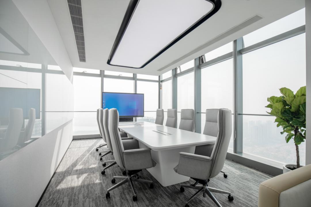 华可可实景落地作品|深圳前海万邑通科技总部办公室