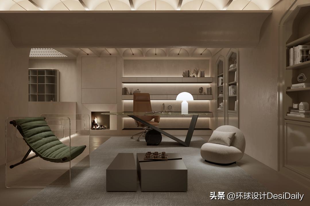 首发.刘捷｜680㎡极简顶复，空纳万境【环球设计3124期】