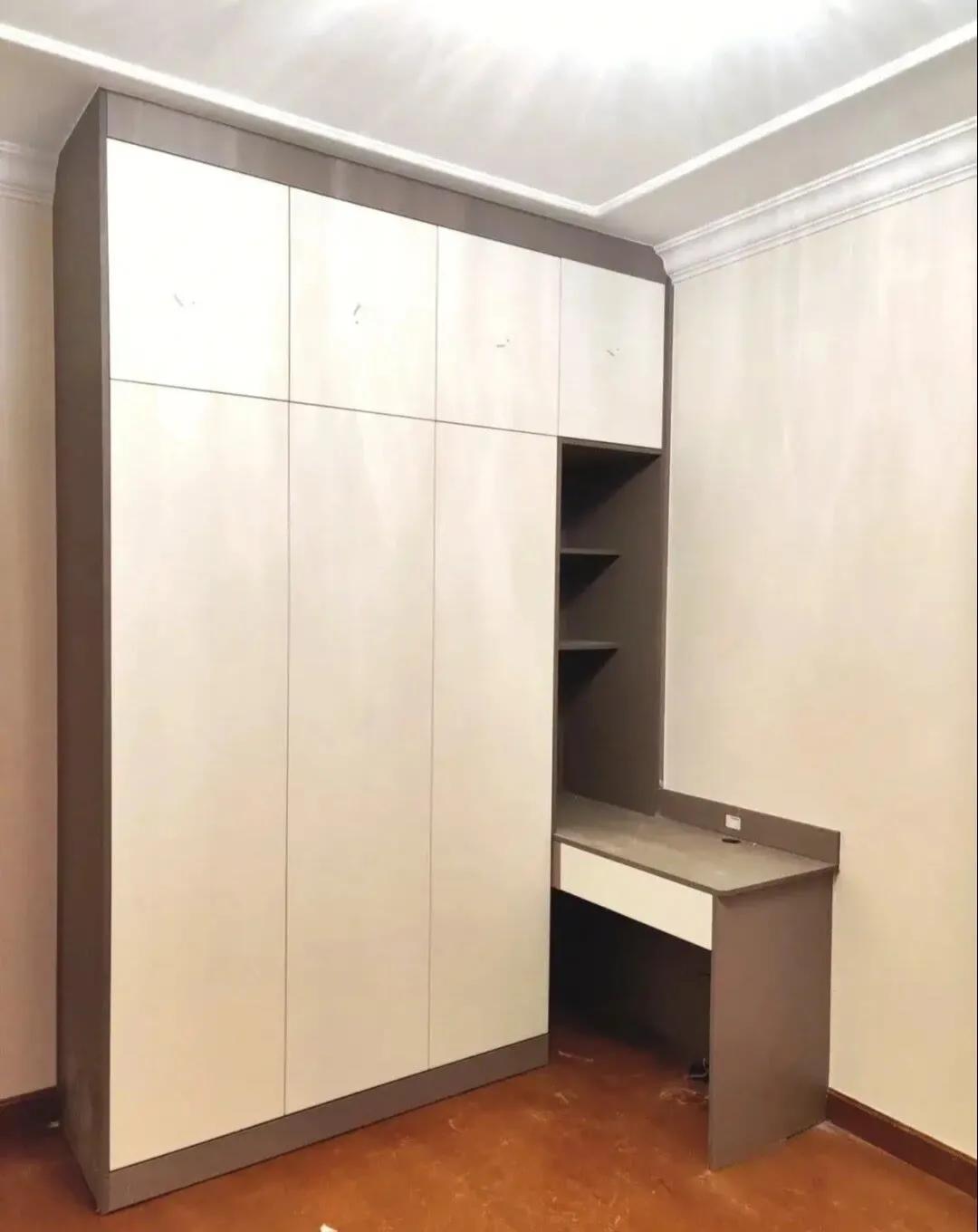 衣柜写字桌一体桌尺寸,衣柜写字桌一体新款