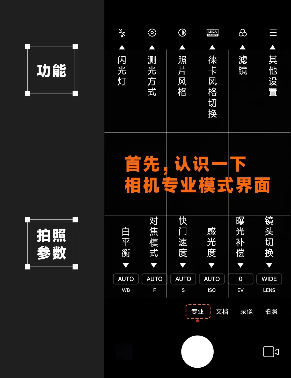 手机专业模式拍照初学者教程,安卓手机拍照如何秒变单反