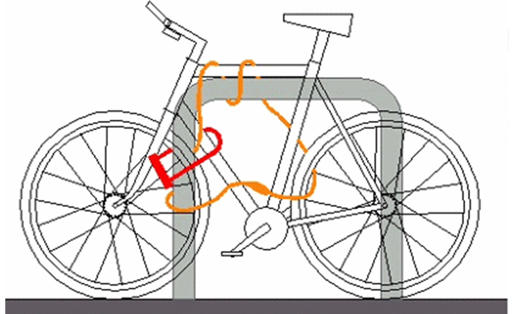 怎样锁自行车最安全,自行车锁哪种最安全