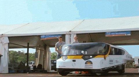 最新太阳能充电汽车,太阳能充电概念车惊艳亮相