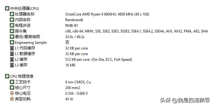零刻gtr6um690,零刻gtr6-6900hx
