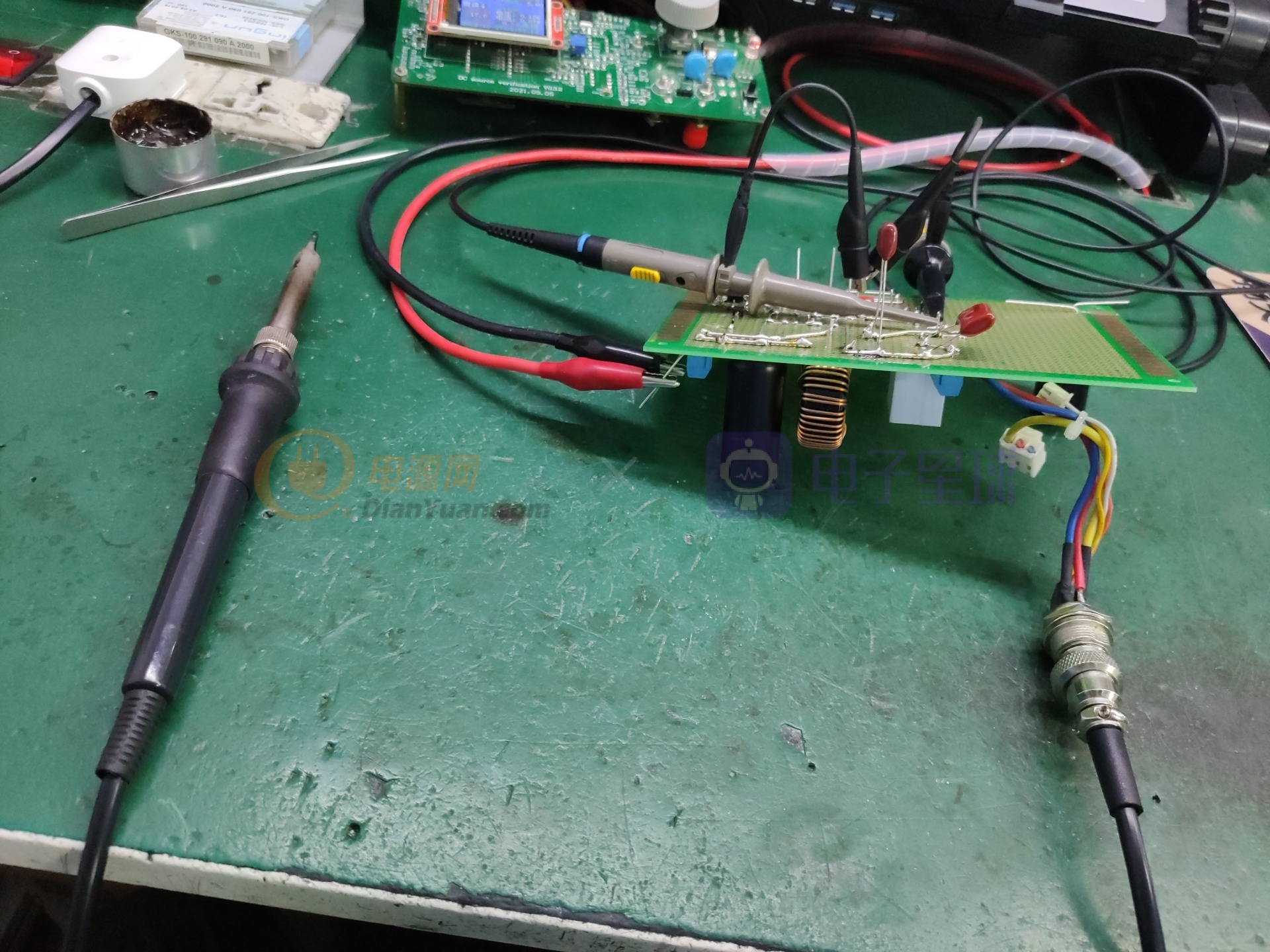 自制无铅焊台,自制150瓦半桥高频焊台