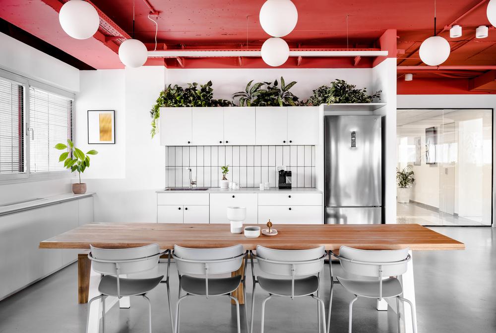 玫粉工业风Bazaart百色特特拉维夫办公设计欣赏