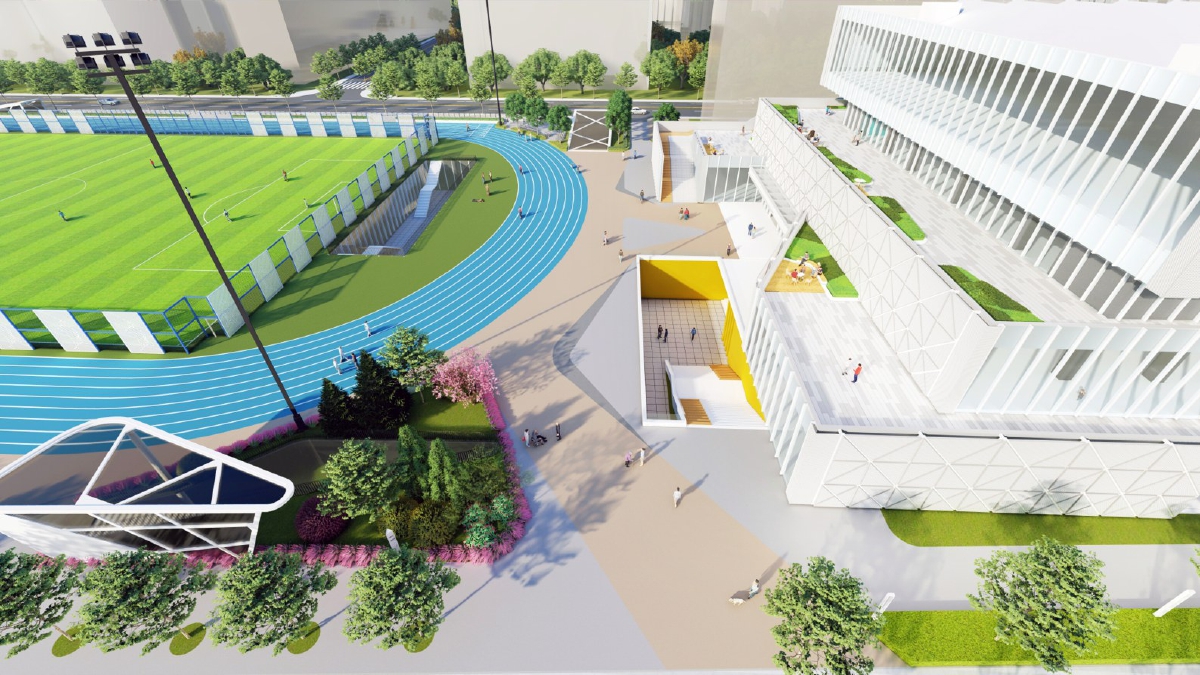 体育馆综合体,复兴桥体育综合体