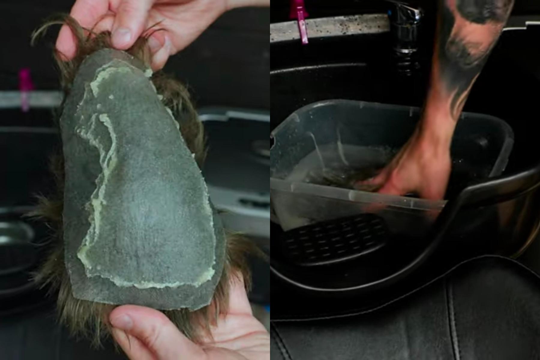 戴假发用的胶怎么清洗,假发上的粘胶怎么清理