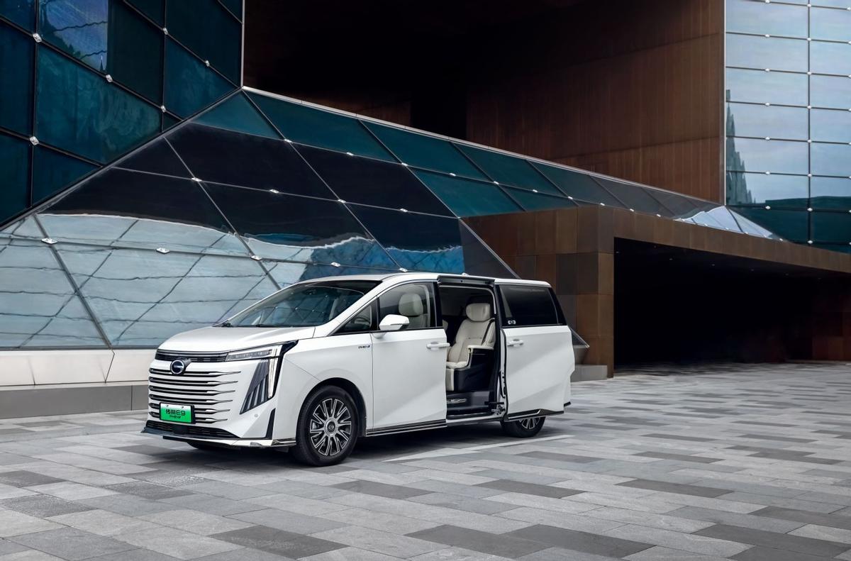 传祺智电新能源e9上市发布会,传祺全新旗舰mpve9车重