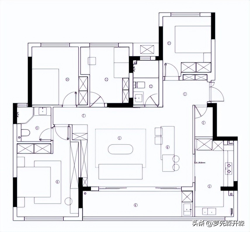 110m²东方美学与古朴自然的融合——万物于此居于自然