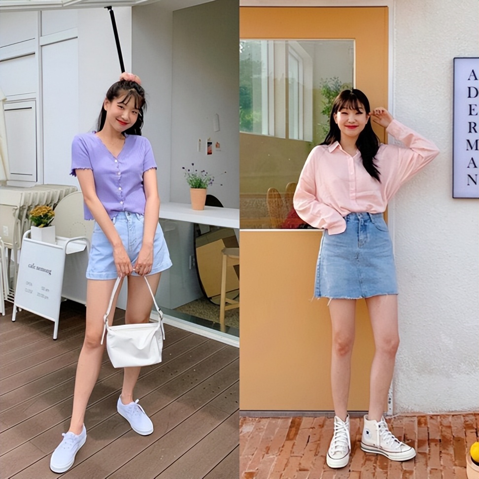 被小姐姐圈粉的穿搭,女士韩系穿衣搭配夏天