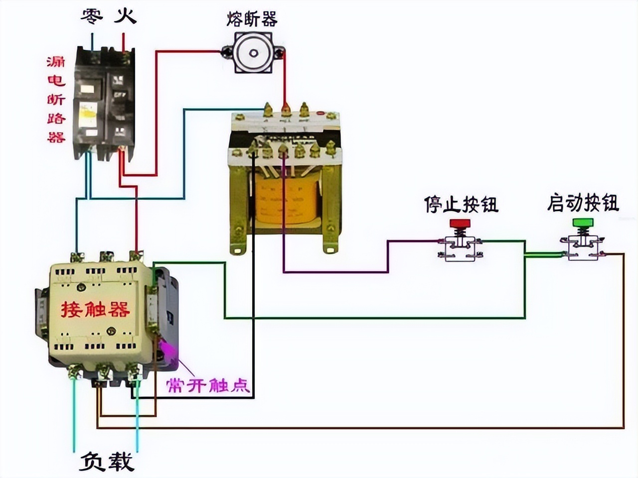 电气设计回路接线图,电气双控开关接线图