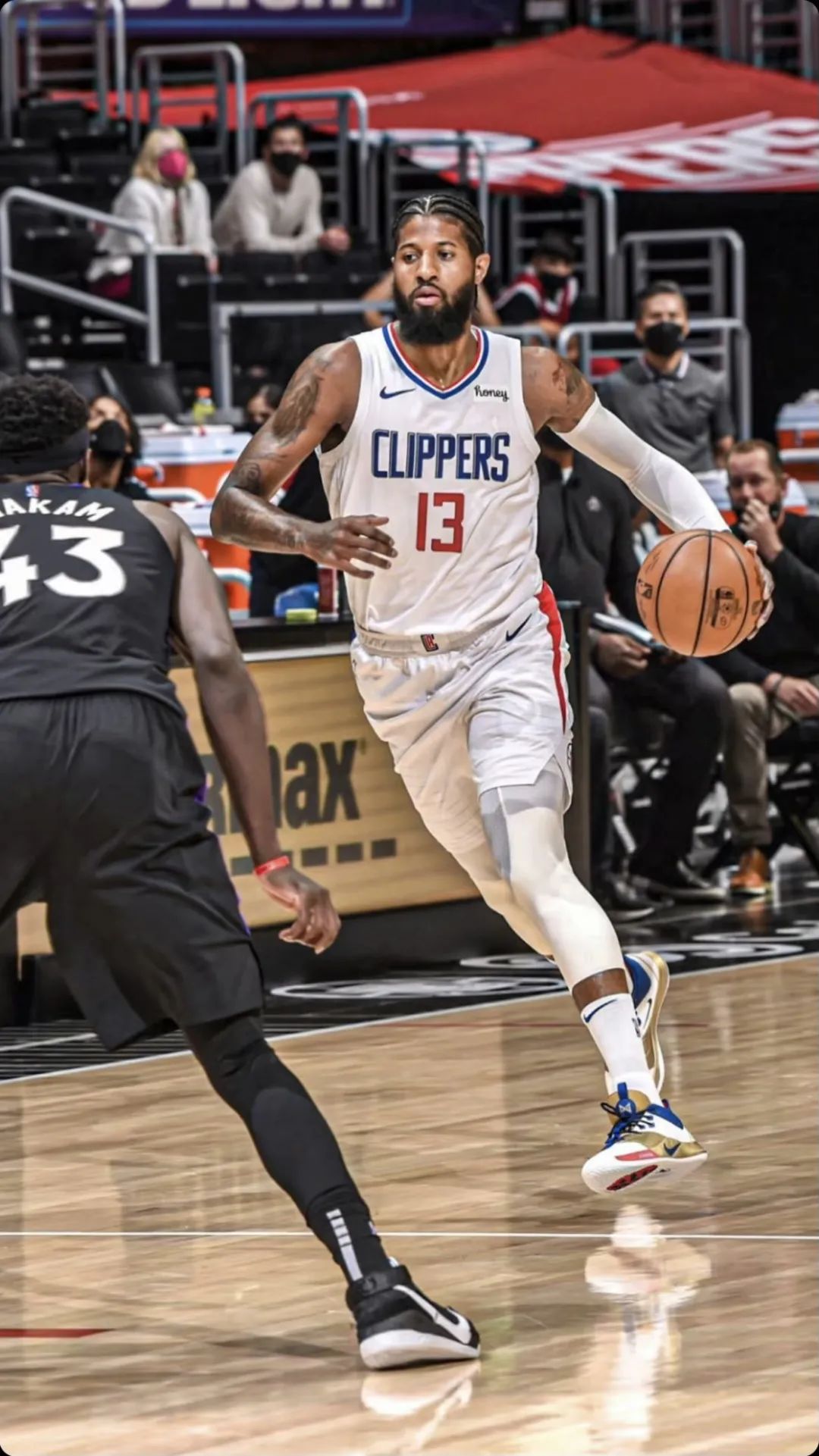 保罗乔治13号霸气高清壁纸,保罗乔治ipad壁纸