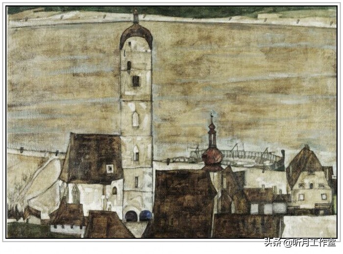 欧洲各国画家名画四棵树作品,20世纪现代派名画赏析