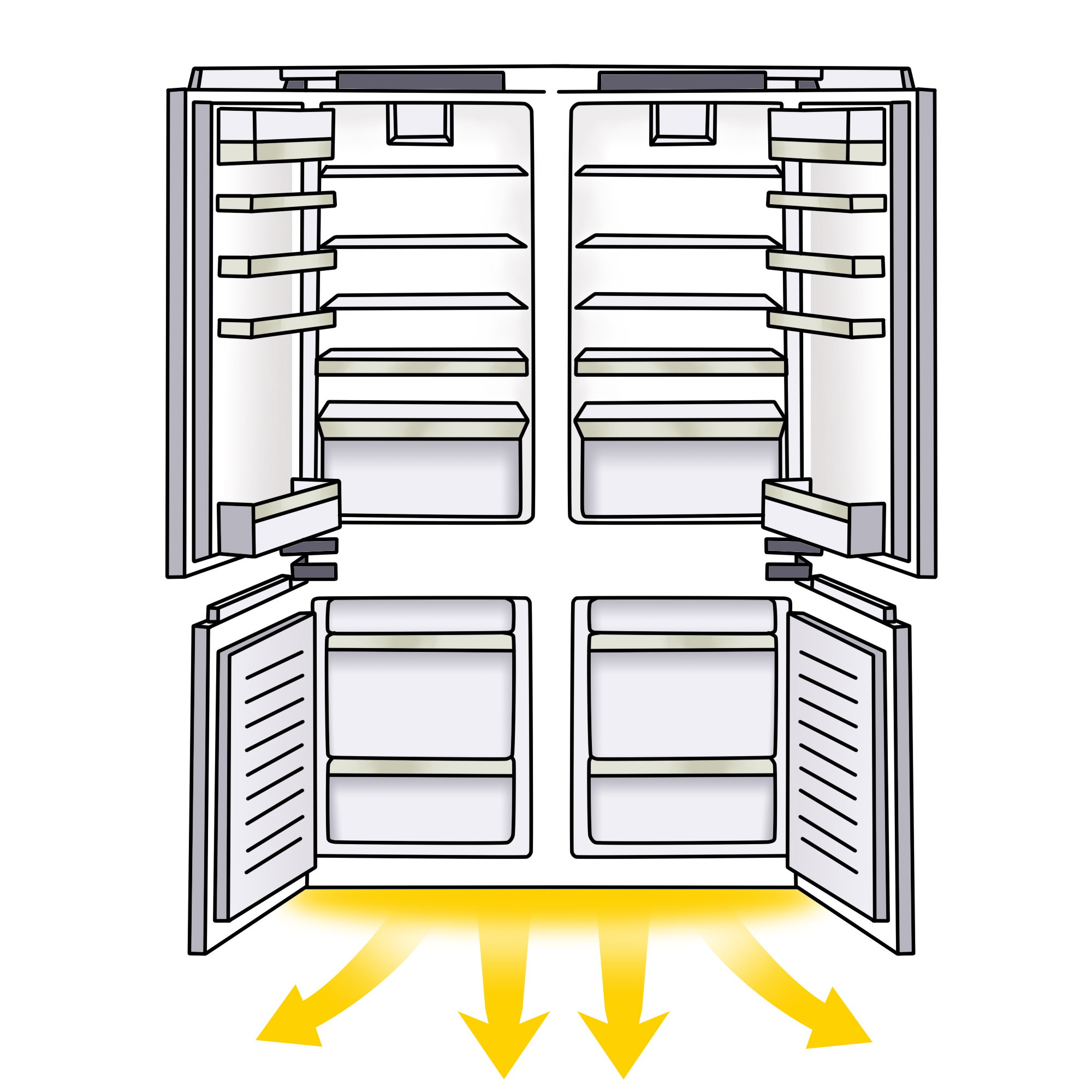 冰箱里面的高温低温怎么使用,40度的高温冰箱两边很烫正常吗