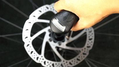 山地车旋式碟刹盘拆解,山地车机械式碟刹片更换教程