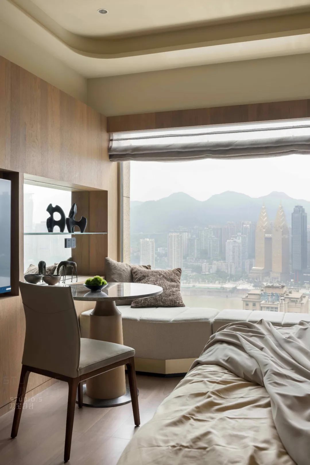 木色木饰面现代风,150平现代轻奢原木颜色