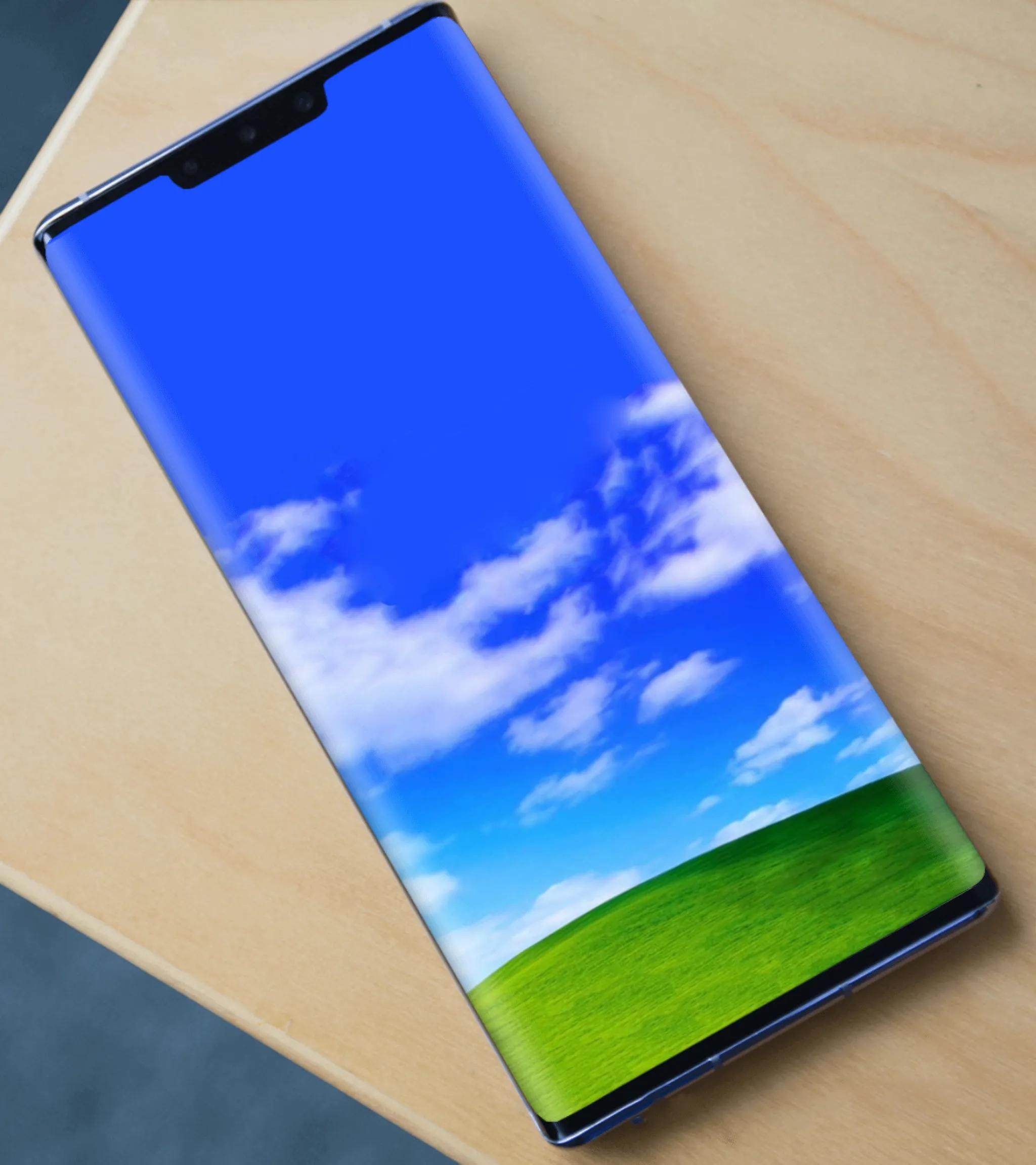 草原蓝天白云超清大自然手机壁纸,手机曲屏经典蓝天白云风景壁纸