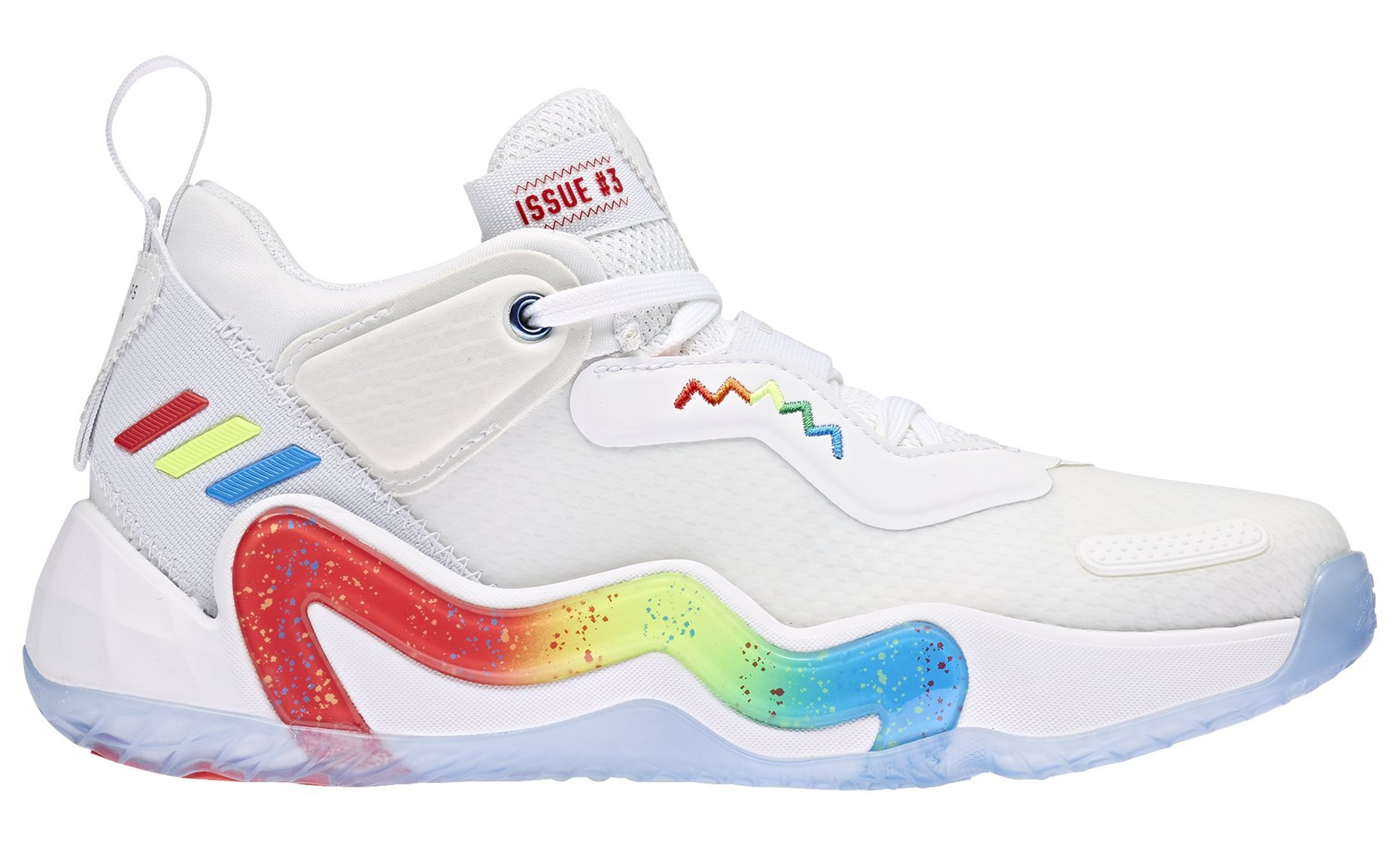 阿迪达斯米切尔3代篮球鞋黑紫,阿迪达斯为米切尔设计的球鞋