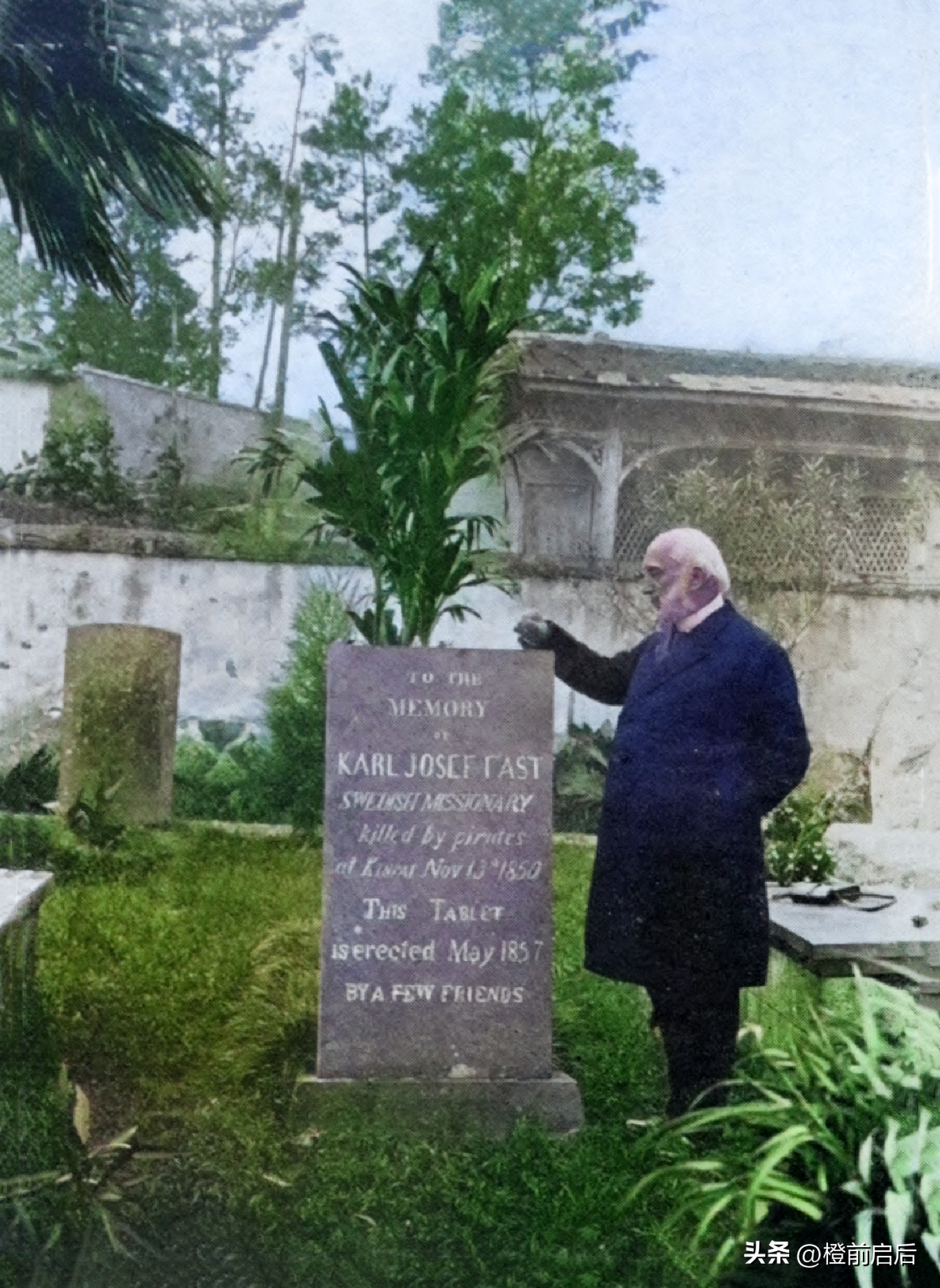 超清彩修复！1911年的福建福州，新娘头上扣竹篓，竟然还有弃婴塔