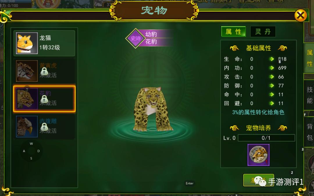 热血江湖手游宠物排行选择,热血江湖手游版符师带什么宠物好