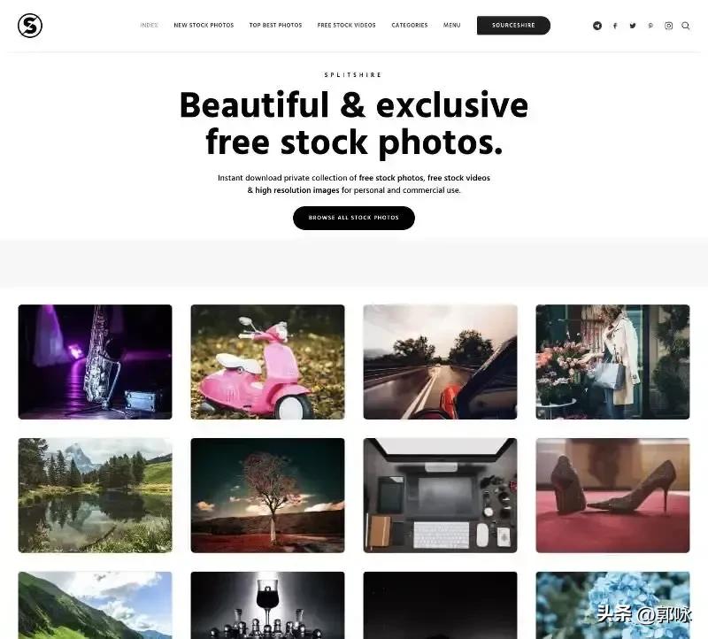 免费可商用插图的素材库,25个优质免费可商用图片素材网站