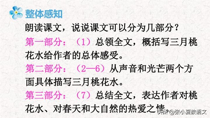 三月桃花水第四段仿写思维导图,四年级下册第4课3月桃花水仿写