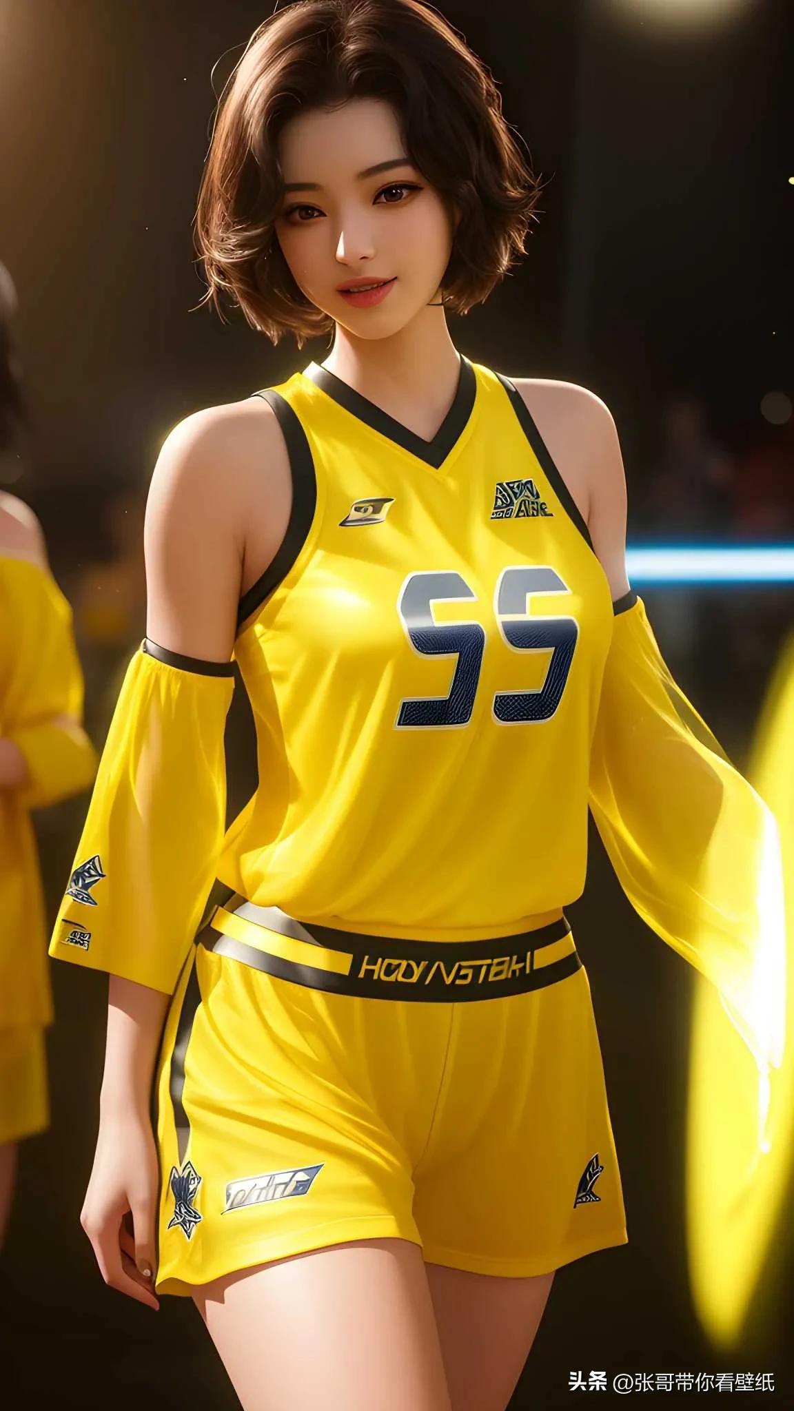 ai绘画篮球女孩,ai绘画篮球队