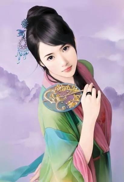 精美手绘手机壁纸古装演员,唐嫣古装高清壁纸