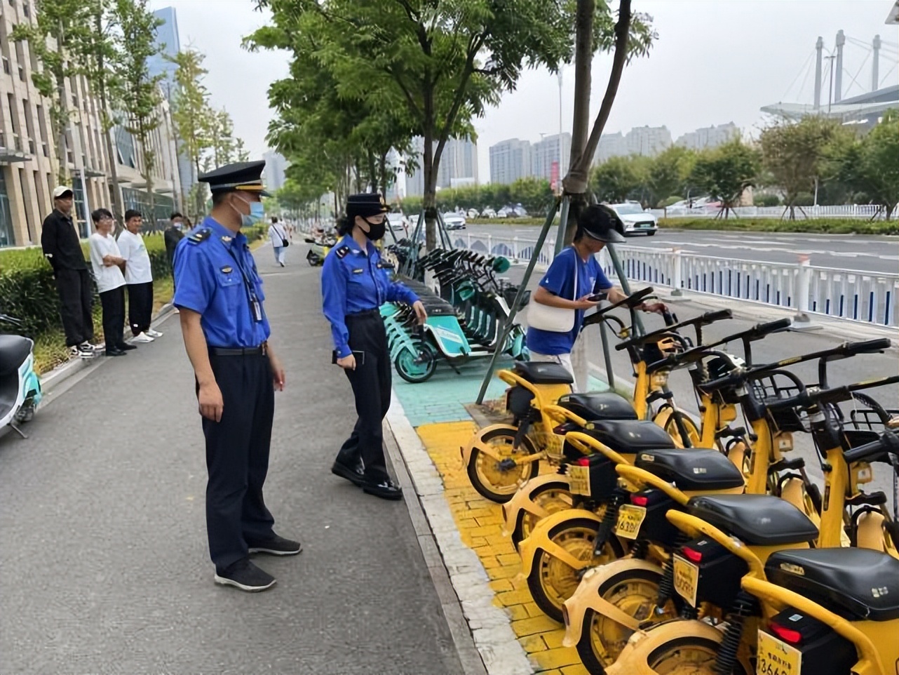 绿色、蓝色、黄色……共享单车按颜色“分家”啦