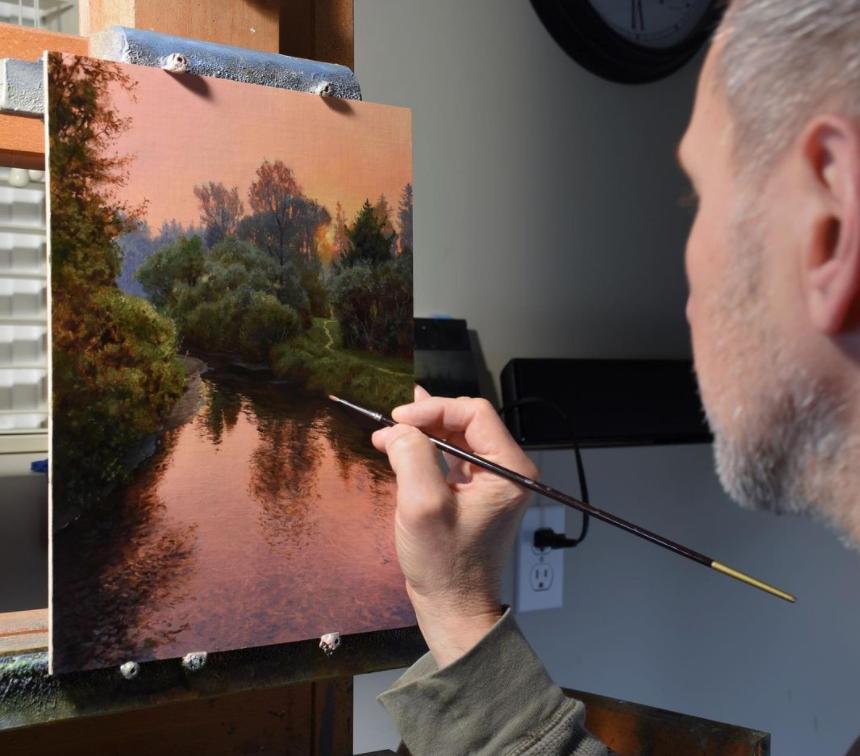 在我的眼中映出你面容——这风景画又美又甜！