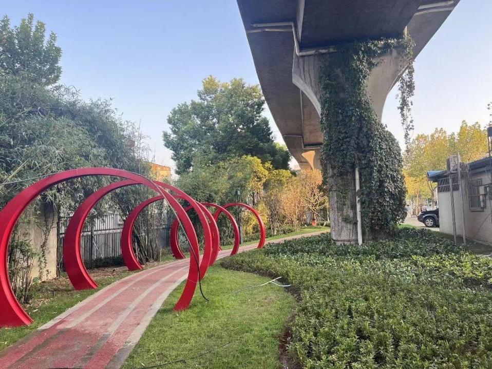 口袋公园生态美景,口袋公园小景观