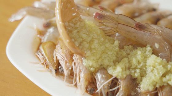 蒜蓉粉丝大虾蒸扇贝,蒜蓉粉丝蒸扇贝鲍鱼生蚝的做法