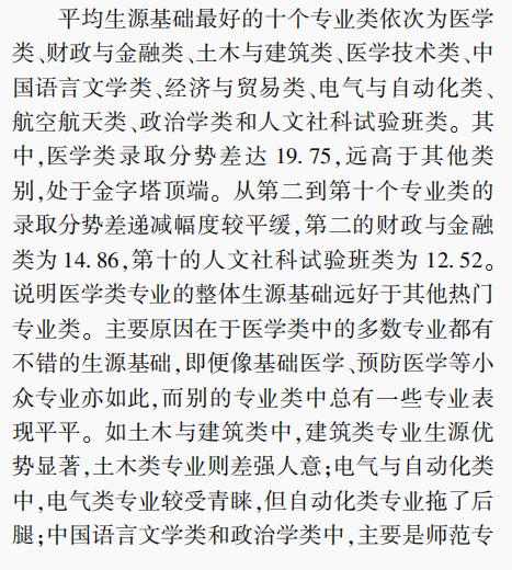 【论文学习】哪些本科专业在高等教育招生端更有市场