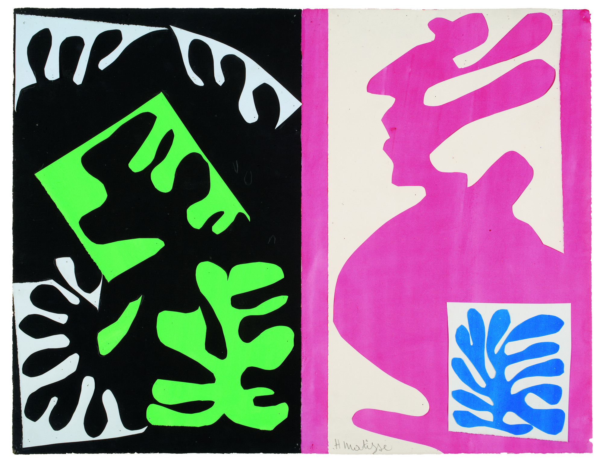 怎么画亨利马蒂斯这个人,亨利马蒂斯剪纸