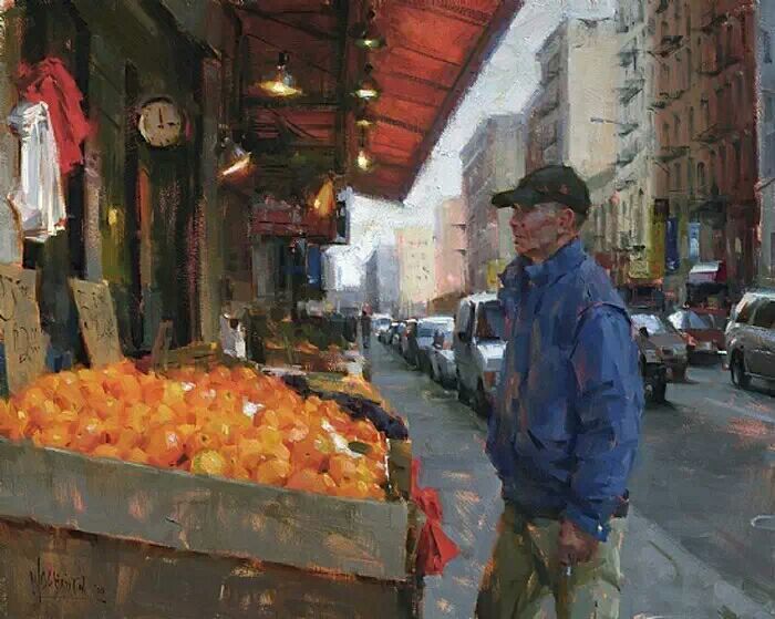 美国画家delbertgish油画作品欣赏,美国现代印象派女画家