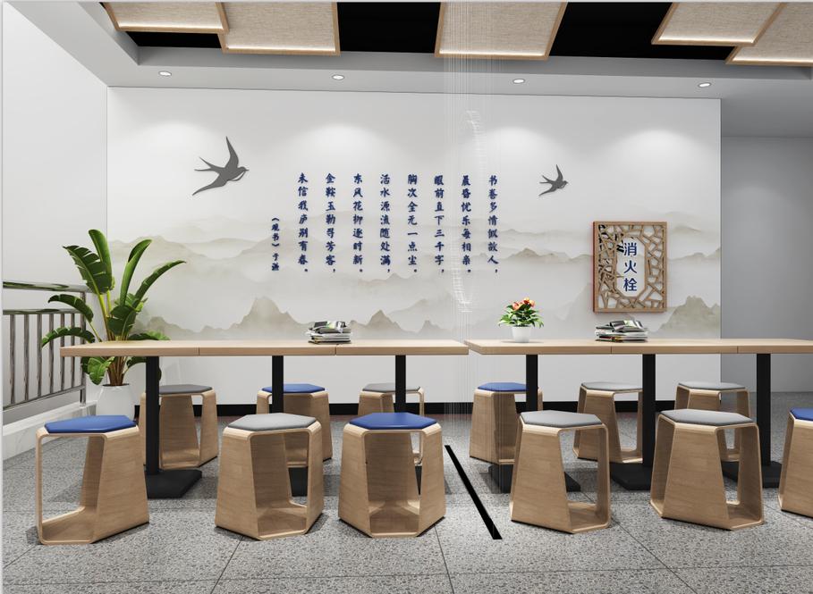 书香校园走廊文化墙,阅读走廊创意设计