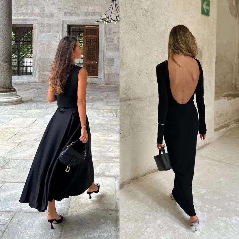 赫本风小黑裙高级感今年最火黑裙,优雅气质的小黑裙了解一下