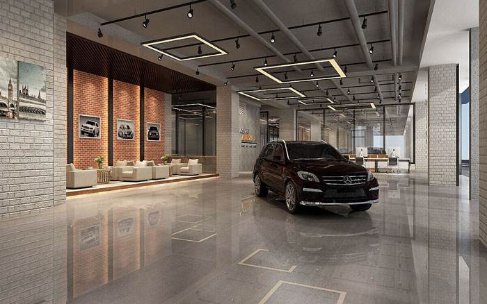 4s店汽车展厅灯光设计,4s汽车展厅展馆装修风格